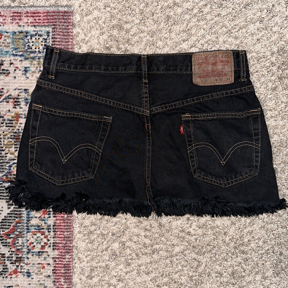 Levi’s 505 Regular Fit Denim Mini Skirt